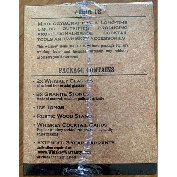 Mixology & Craft Whiskey Set ~ 13 pcs. Kit ~ w/ 2 Old Fashion Glasses ~ New - Picture 11 of 16